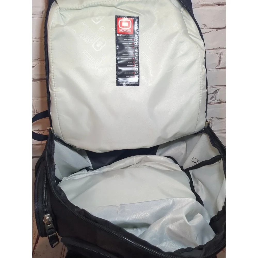 OGIO Tech Specs Metro Street Backpack Black Bag W/ General Mills Patch